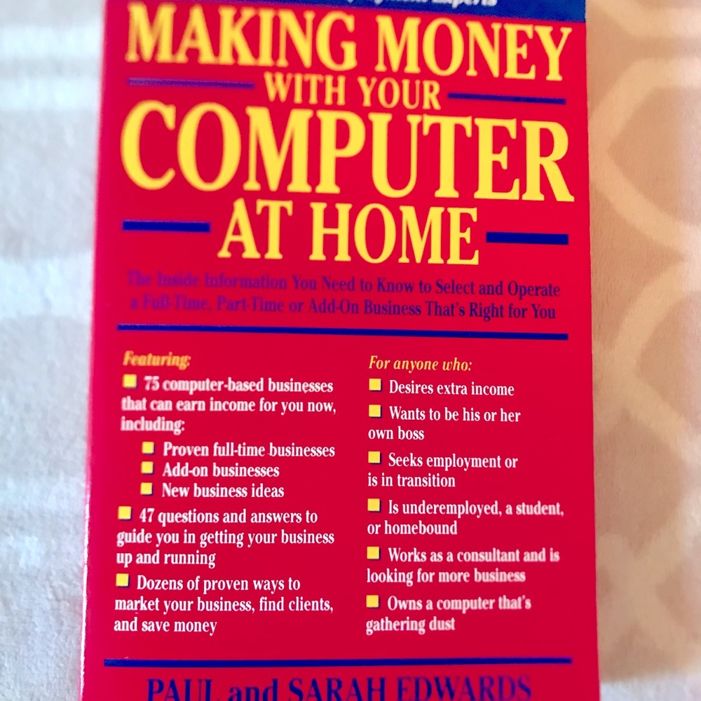 Making Money with Your Computer at Home Book